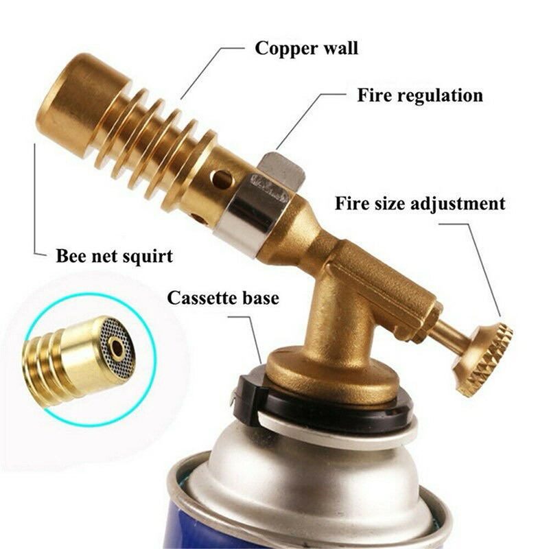 Brazing Welding Nozzle Blow Torch Propane Gas Plumbing Torch Gas Torch Flame Gun Plumbing Torch Portable Metal Flame Gun