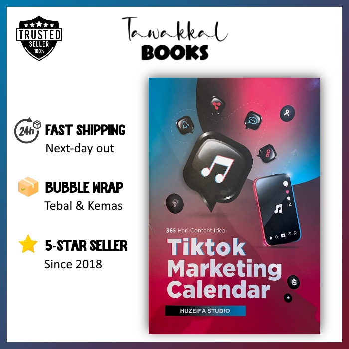 [Buku] Tiktok Marketing Calendar 2024 | Huzeifa Studio