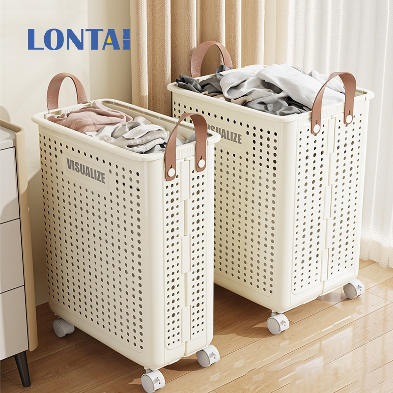 Folding Laundry Basket Multifunctional Dirty Clothes Basket Household Large-Capacity Storage Sundries Bathroom Storage