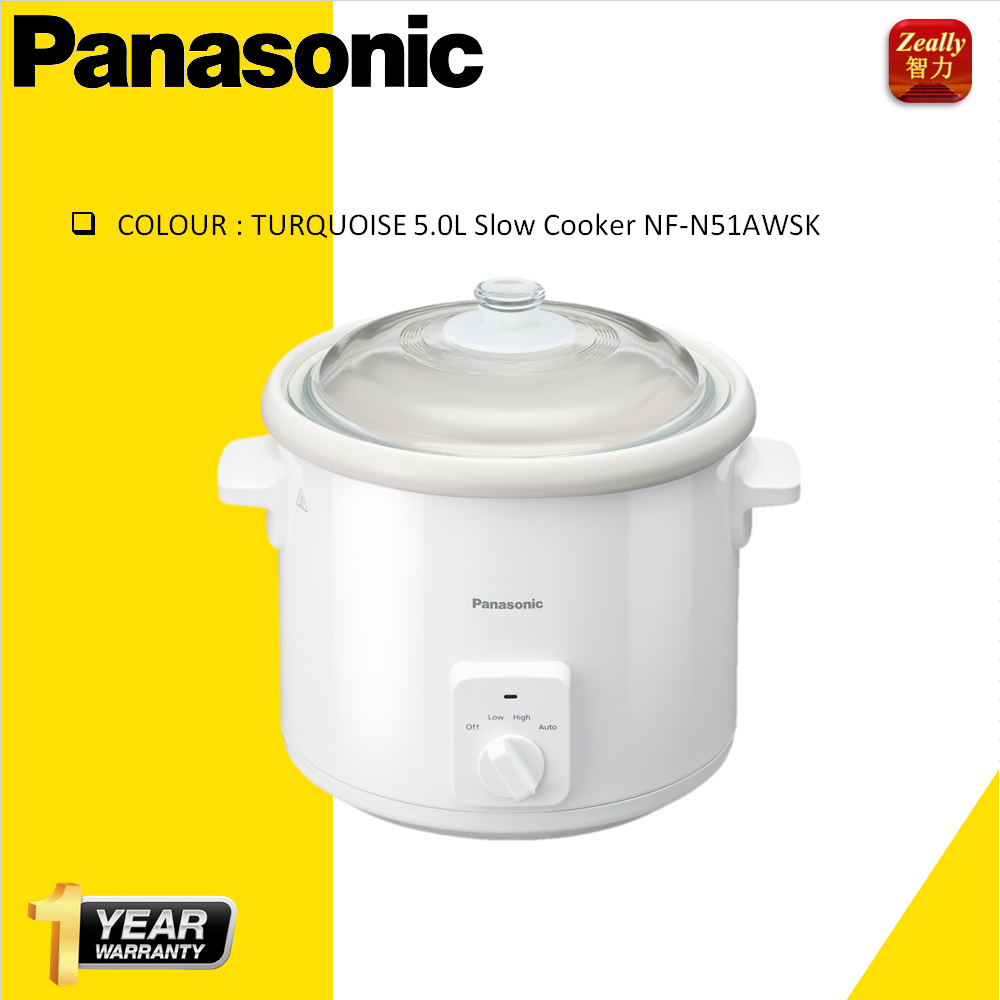 PANASONIC 5.0L Slow Cooker NF-N51AWSK