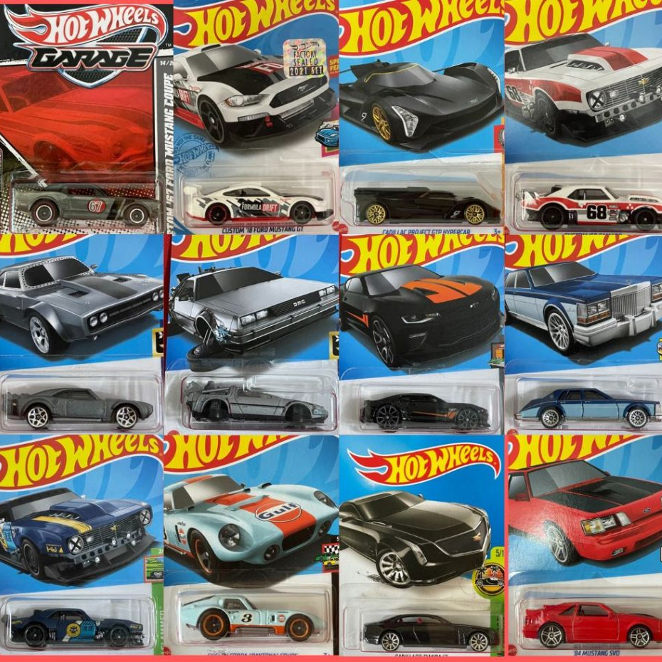 HOT WHEELS | PROMO 2 | CADILLAC SEVILLE | CUSTOM CAMARO | MUSTANG | CHARGER | BTTF | TESLA | DELOREAN