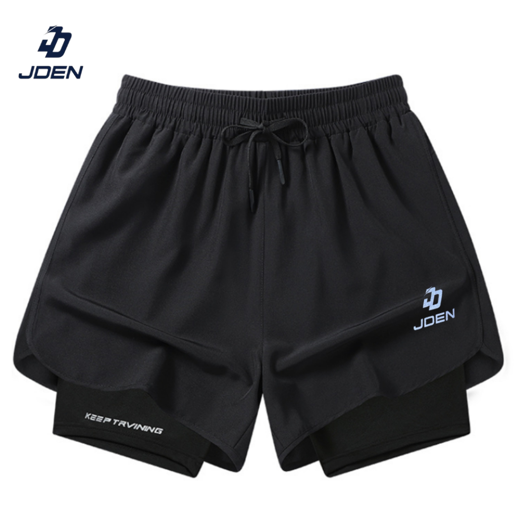 JDEN Fitness Unisex Quick Dry Shorts Running/Gym/Marathon/Training - Seluar Pendek Sports Sukan