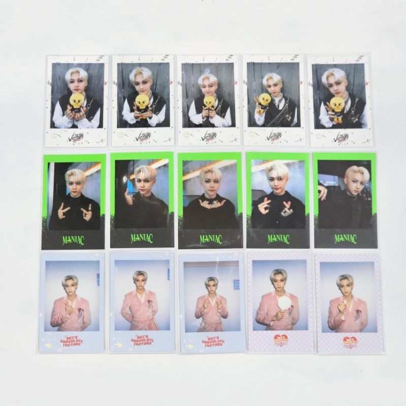 Stray kids Felix The Victory Pop-up Store POB Maniac Chocolate Factory Photocard Polariod