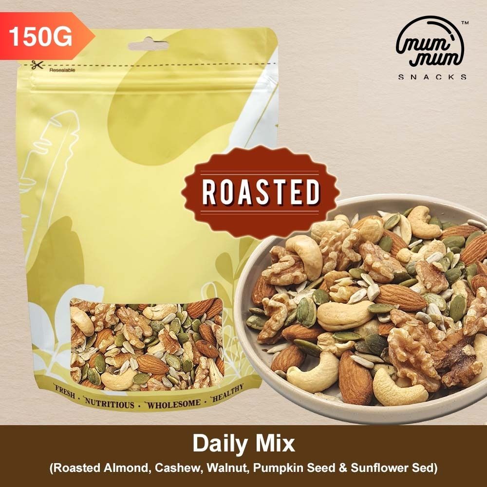 Daily Mix - Almond, Cashew, Walnut, Pumpkin & Sunflower Seed [150g & TWIN PACK]