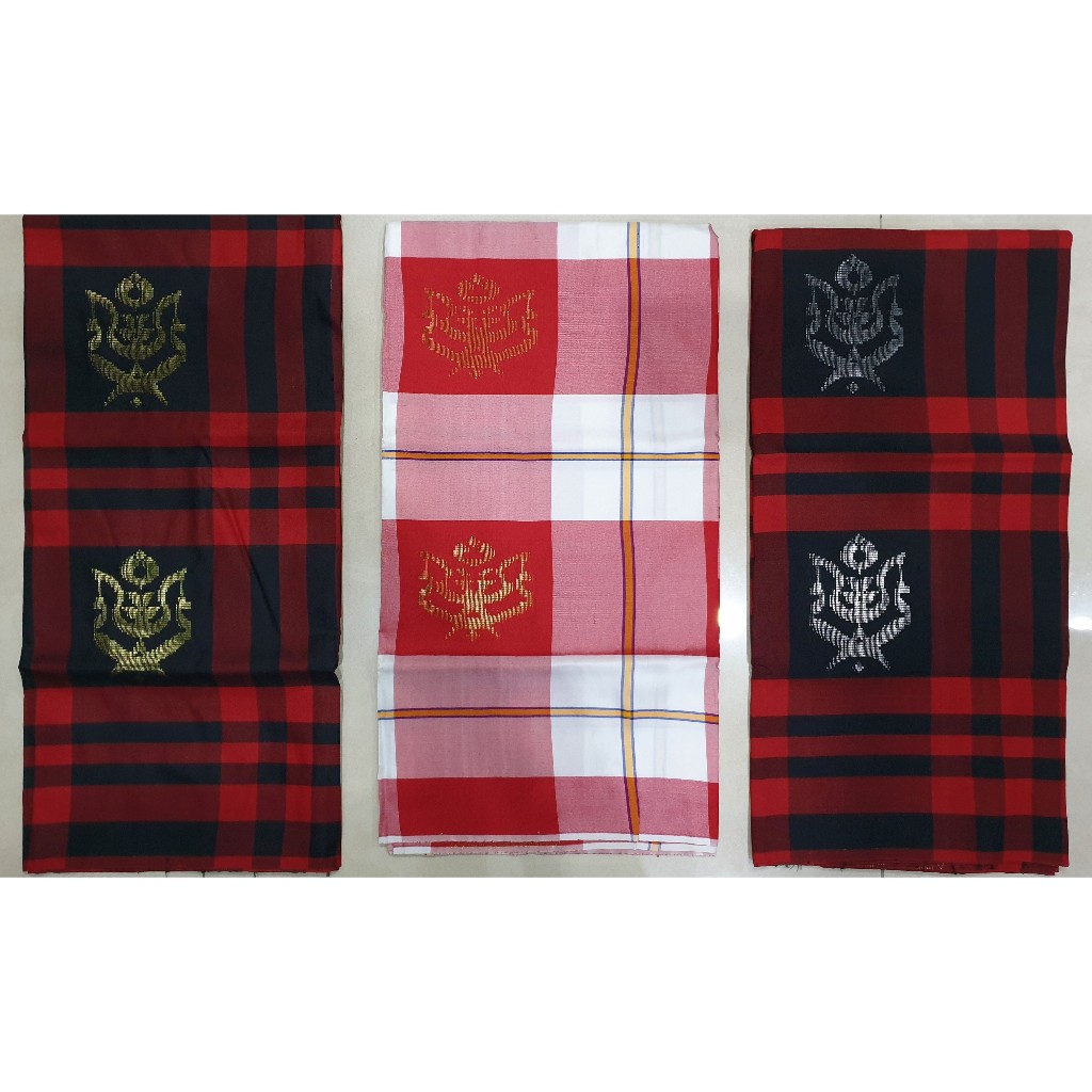 Sampin Songket Tenun UMNO Premium Quality Sampin Menteri SIAP JAHIT