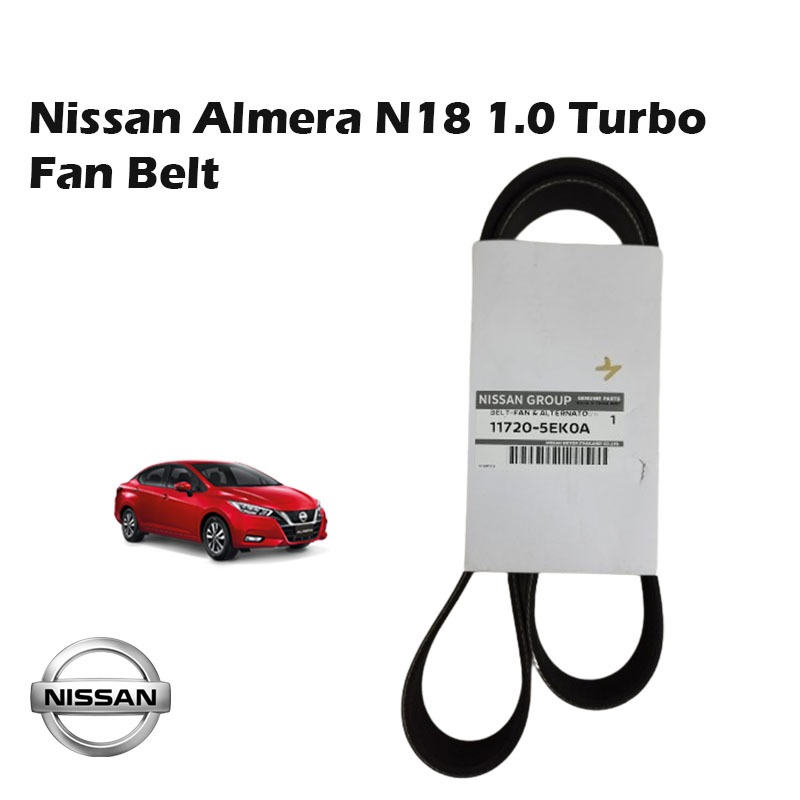 7PK1166 Original Nissan Geniune Almera N18 1.0 Turbo Fan Belt