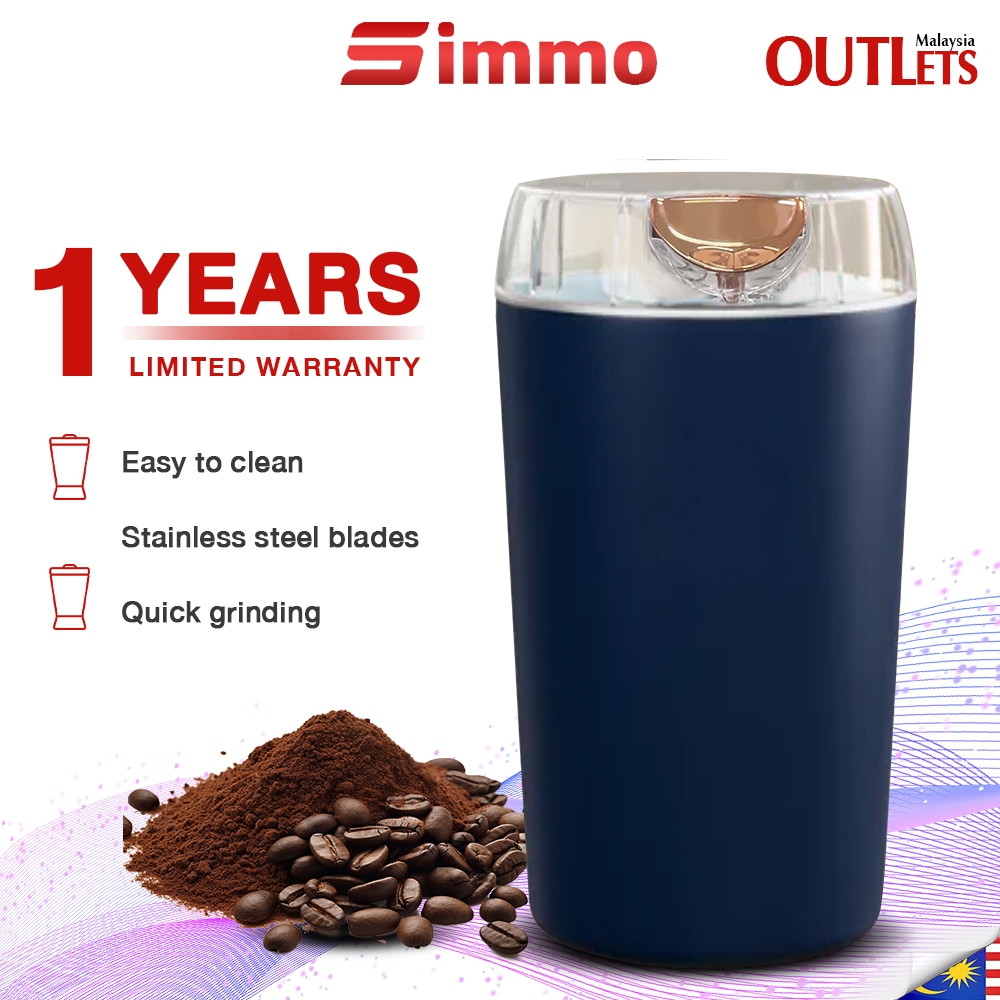 Simmo Electric Grinder Large Capacity Coffee Bean Grinder Stainless Steel Blender Fine Powder Grinding Machine