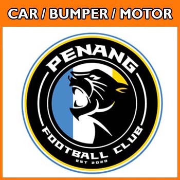Penang Pulau Pinang FC Logo - Car Sticker / Bumper Sticker / Motor Sticker / Helmet Sticker EPM