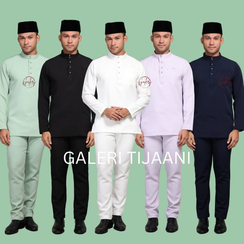 PLUS SIZE BAJU MELAYU KAIN MEMERI | PREMIUM CREPE BY GALERI TIJAAN