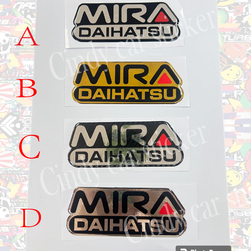 DAIHATSU MIRA KANCIL Epoxy logo