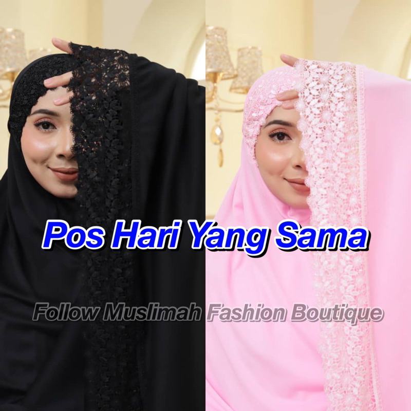 Telekung Viscose, Ready Stok, Telekung, Telekung Cotton, Telekung Murah