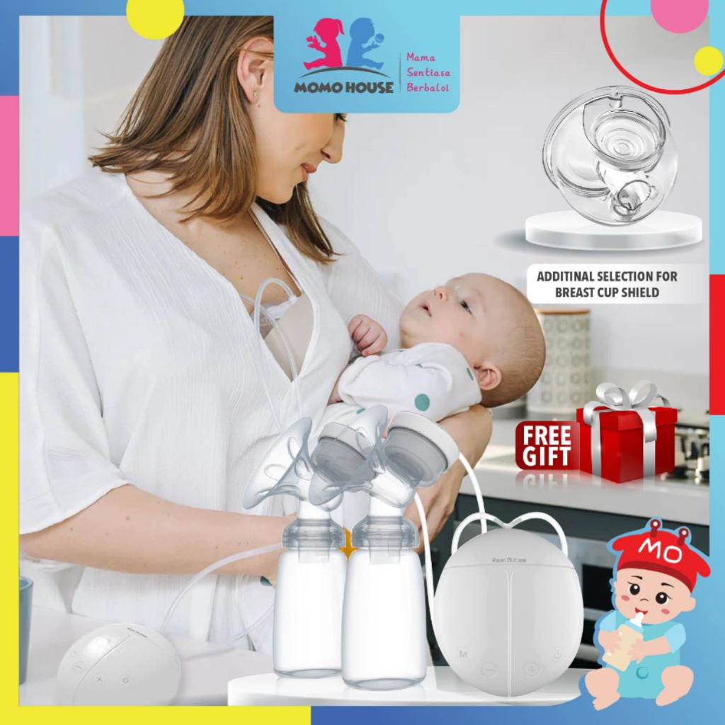 Real Bubee Breast Pump Double Electric Breast pump Pam Susu Bubee