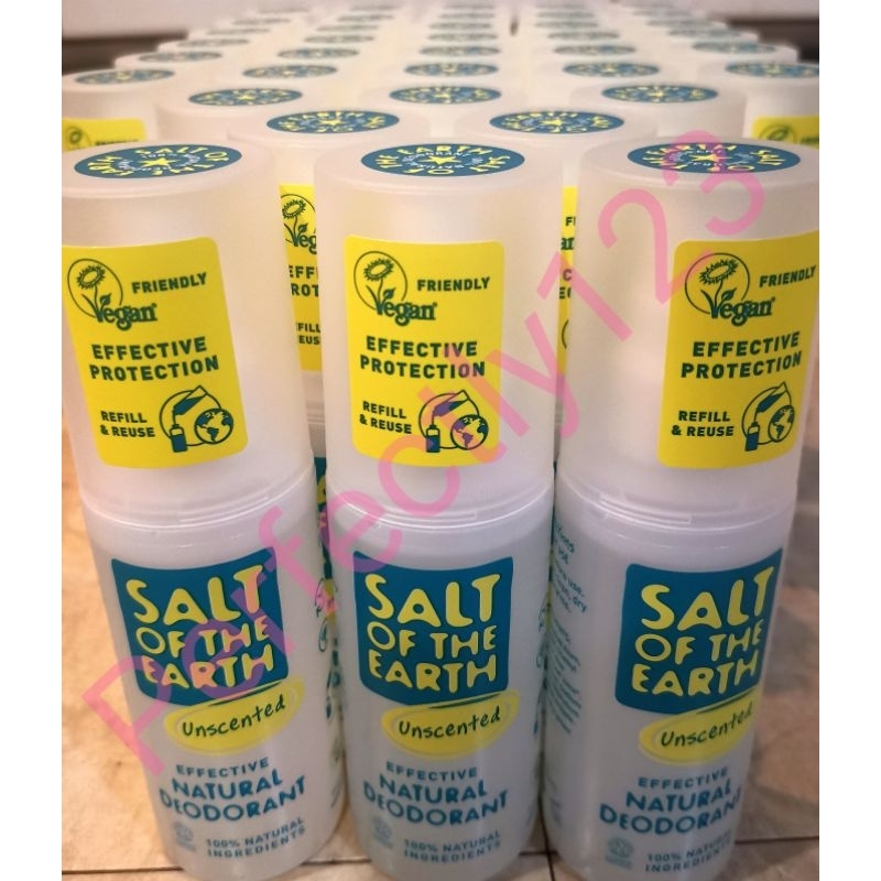 Salt of the earth natural deodorant spray unscented Authentic 100ml 天然无味除臭止汗喷雾