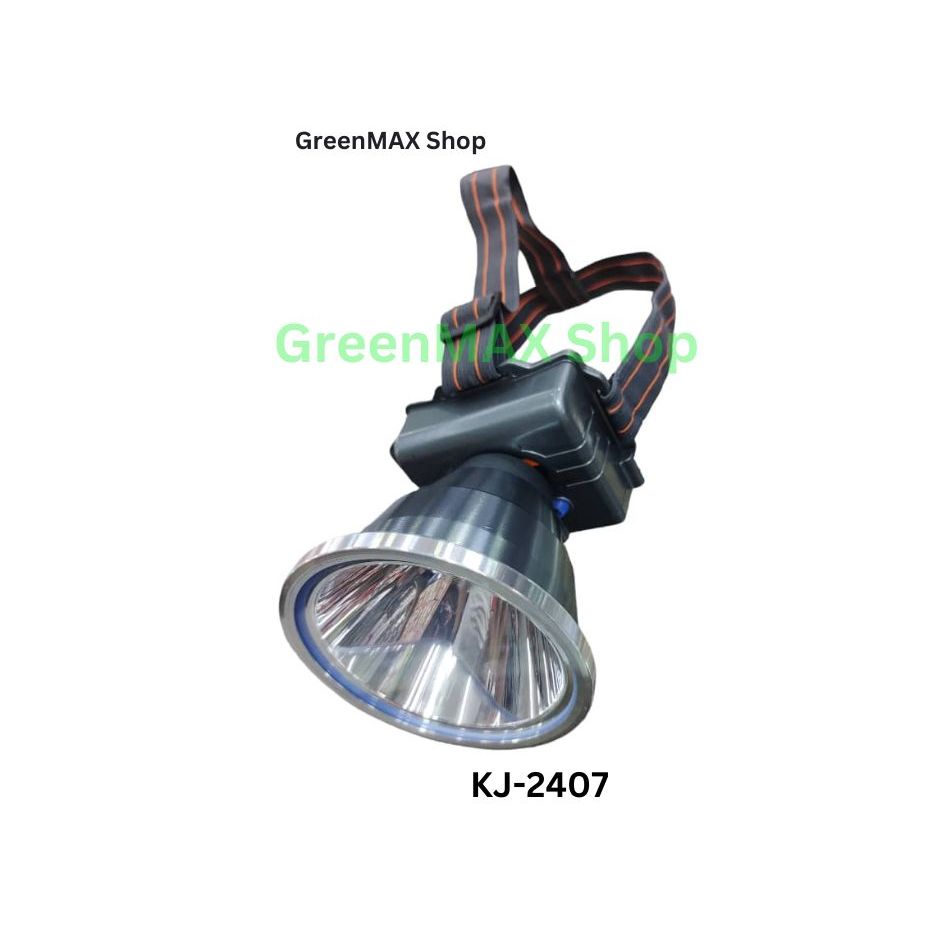 HEADLAMP KJ-2407, 2408, 2409, 2410, 2411,2406 LED Bright Kepala Lampu KUAT 6000LM Power Display