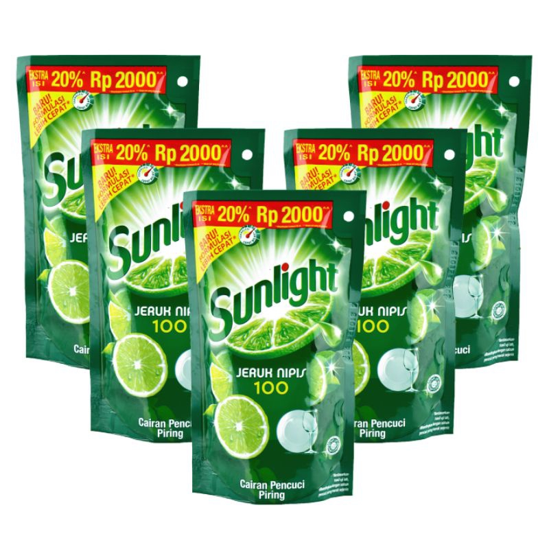 sunlight jeruk nipis/lime 90ml ready stock kemasan ekonomis/pack travel