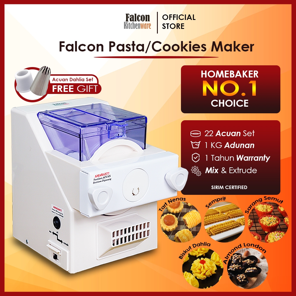 [Promotion A] Falcon Pasta / Cookies Maker (Free Nozzle Dahlia Set)