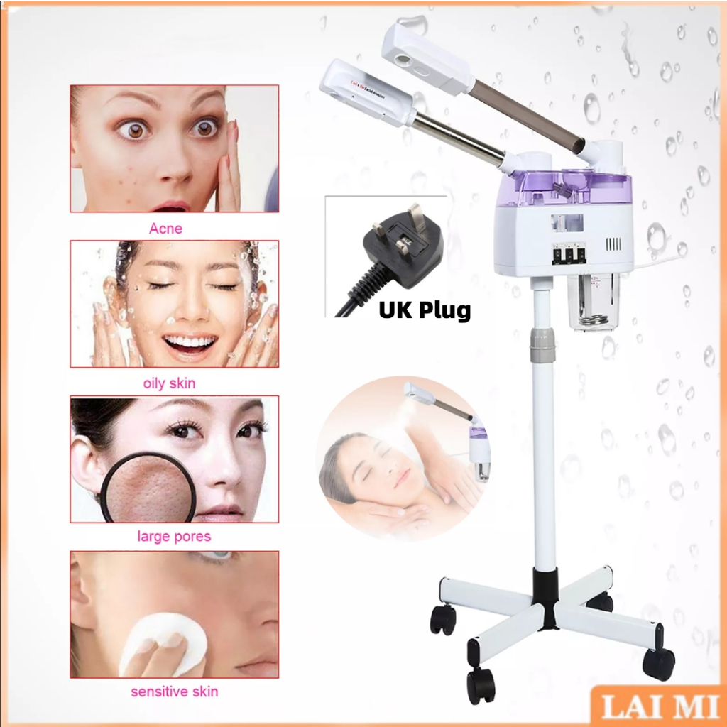 Nano Spray Facial Steamer Hot And Cold Spray Machine Facial Cleanser Home Spa Ion Sparyer Machine Face Vaporizer 美容儀