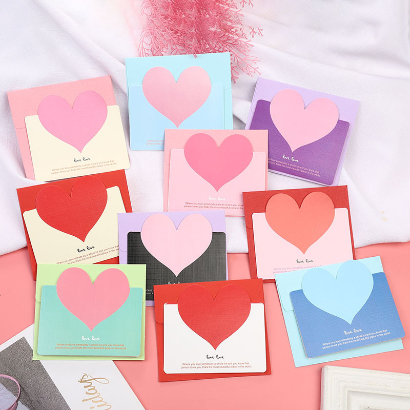 Ready Stock Love Card Birthday Party Bouquet Christmas Greeting Gift Wedding Message Wish Card Kad Ucapan Cinta