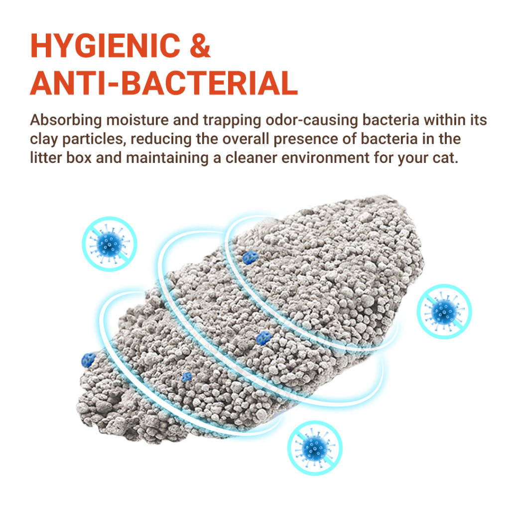 JJANGX3 Cat Litter Sand – Fresh Aroma Pasir Kucing, Quick Absorbent, Super Fast Clumping, Anti-Bacterial