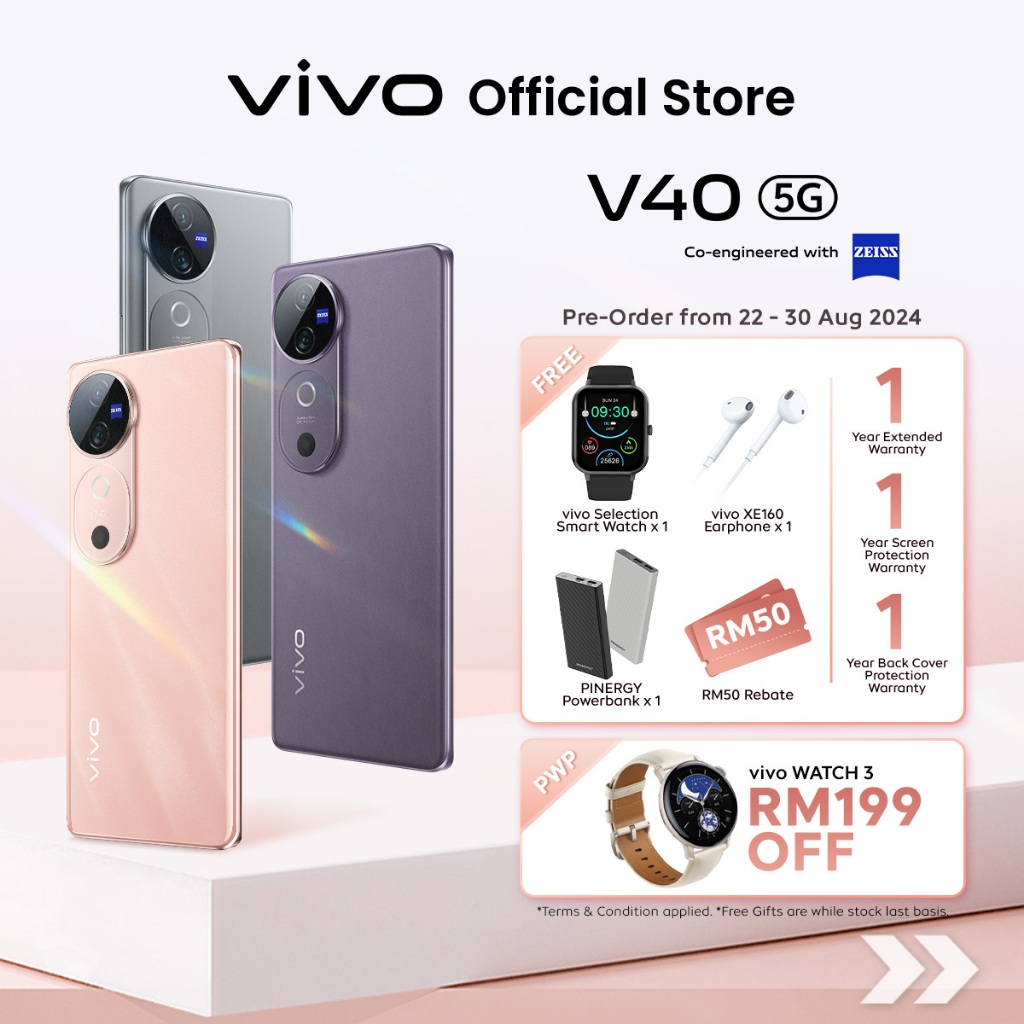 vivo V40 Price in Malaysia & Specs - RM1999 | TechNave