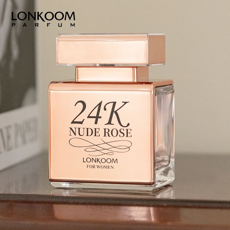 LONKOOM EDP 24K BURGUNDY/NUDE ROSE Perfume 100ml LongLasting Original sex beauty Parfum Minyak Wangi gift set unisex