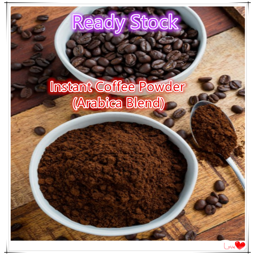 Instant Coffee Powder 50g(Water Soluble) - Arabica Blend / Serbuk Kopi Larut Air 50g