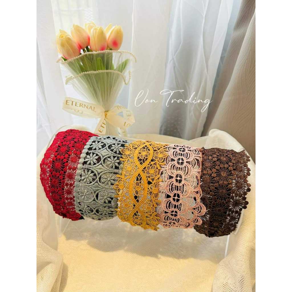 Korea Elegant High Quality Lace Hairbands (Ready Stock) 韩国优雅高品质蕾丝发箍（现货）