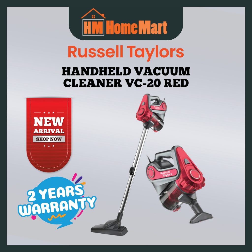 Russell Taylors VC-20 Handheld Cyclone Vacuum Cleaner ( 2 Years Warranty )