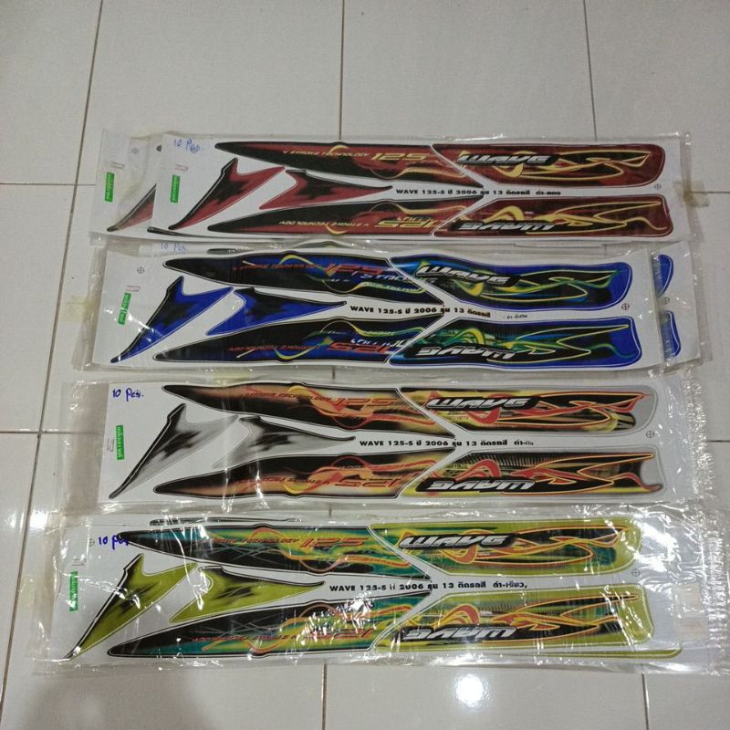 Wave125s Wave125 Class1 Wave100 Body Sticker Thailand