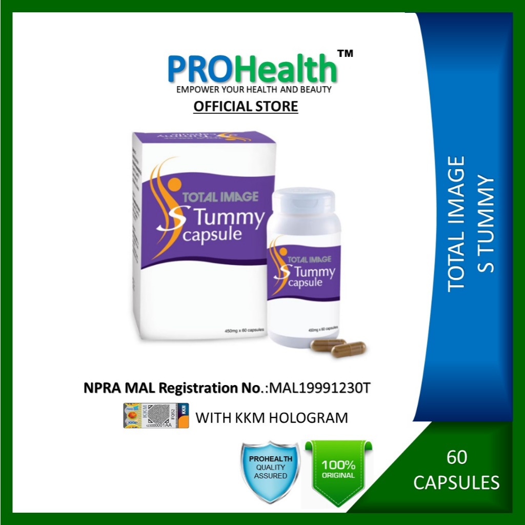 Total Image S TUMMY (60 Capsules) Slimming Supplement EXPIRY:06/2026