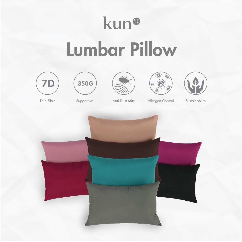 Kun Lumbar Pillow Supportive Pillow (30cm x 50cm)