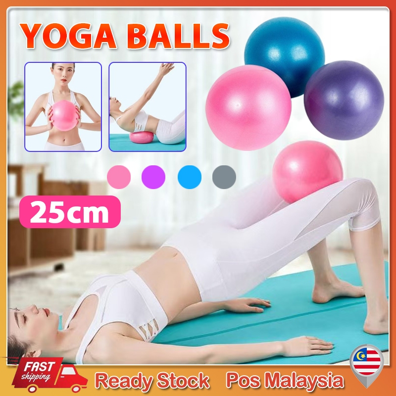 25cm Yoga Ball Sports Fitness Core Ball Pilates Balance Ball Massage Ball For Slimming Exercise Training