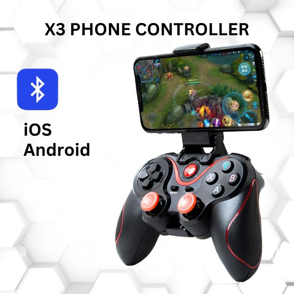 X3 Wireless Controller Gamepad Gaming Controller Wireless Joystick Joypad with OTG Converter For Android iOS PC TV Box