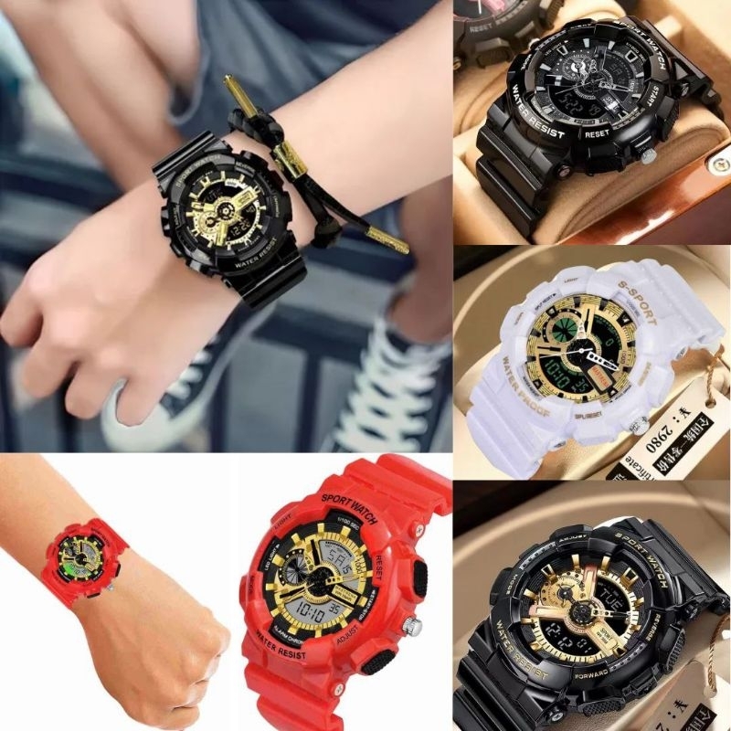 KID'S SPORTS WATCH Jam Tangan Budak budak Kanak-Kanak Lelaki Perempuan Wrist Watch Kids Girls Boys Unisex Sports