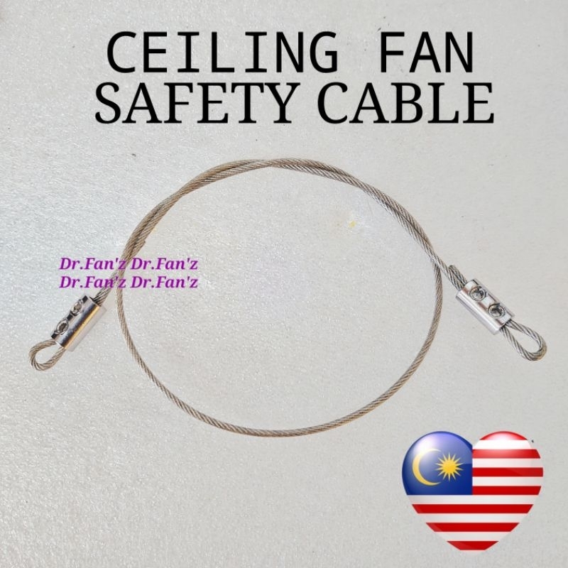 Universal Ceiling fan safety cable / ceiling fan safety wire