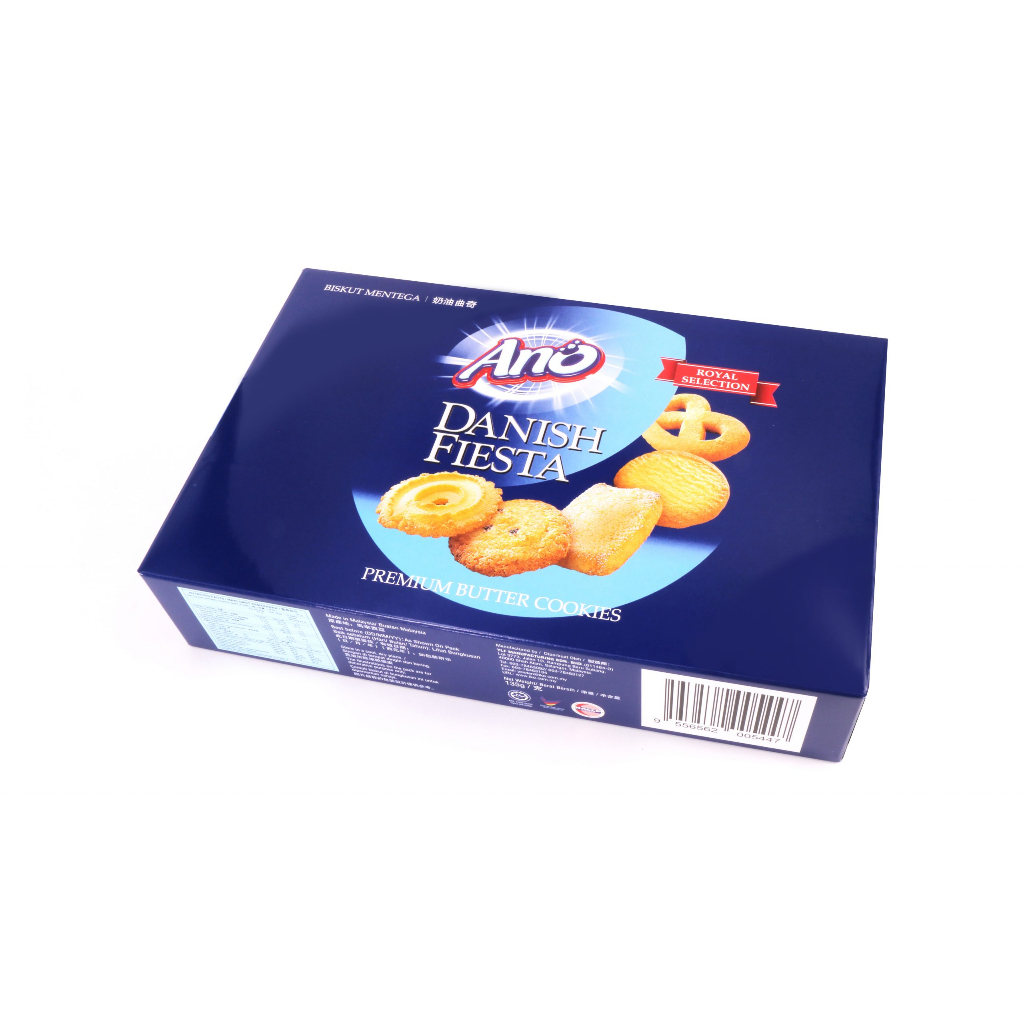 [GIFT BOX] ANO Danish Fiesta Butter Cookies 135g HEALTHY SNACK!