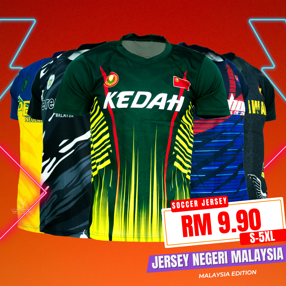 CY 0526 New jerseys / Jersey Shirt /Baju Bola Mlaysia / Liga Malaysia / Baju Jersi / Perlis / Kedah / Sarawak / Johor