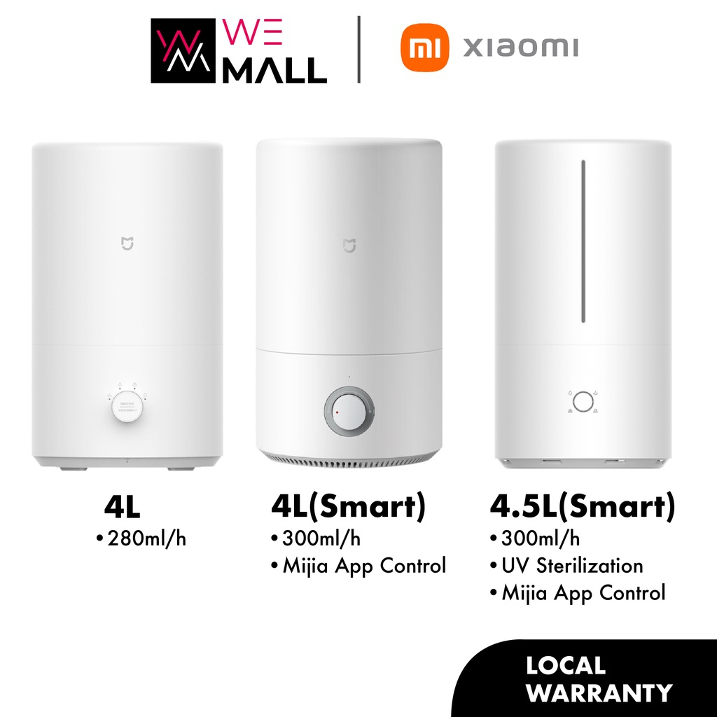 Xiaomi Mi Mijia Smart Humidifier Xiomi Humidifier UVC-C Instant Sterilize UV Sterilization (4L/4.5L)