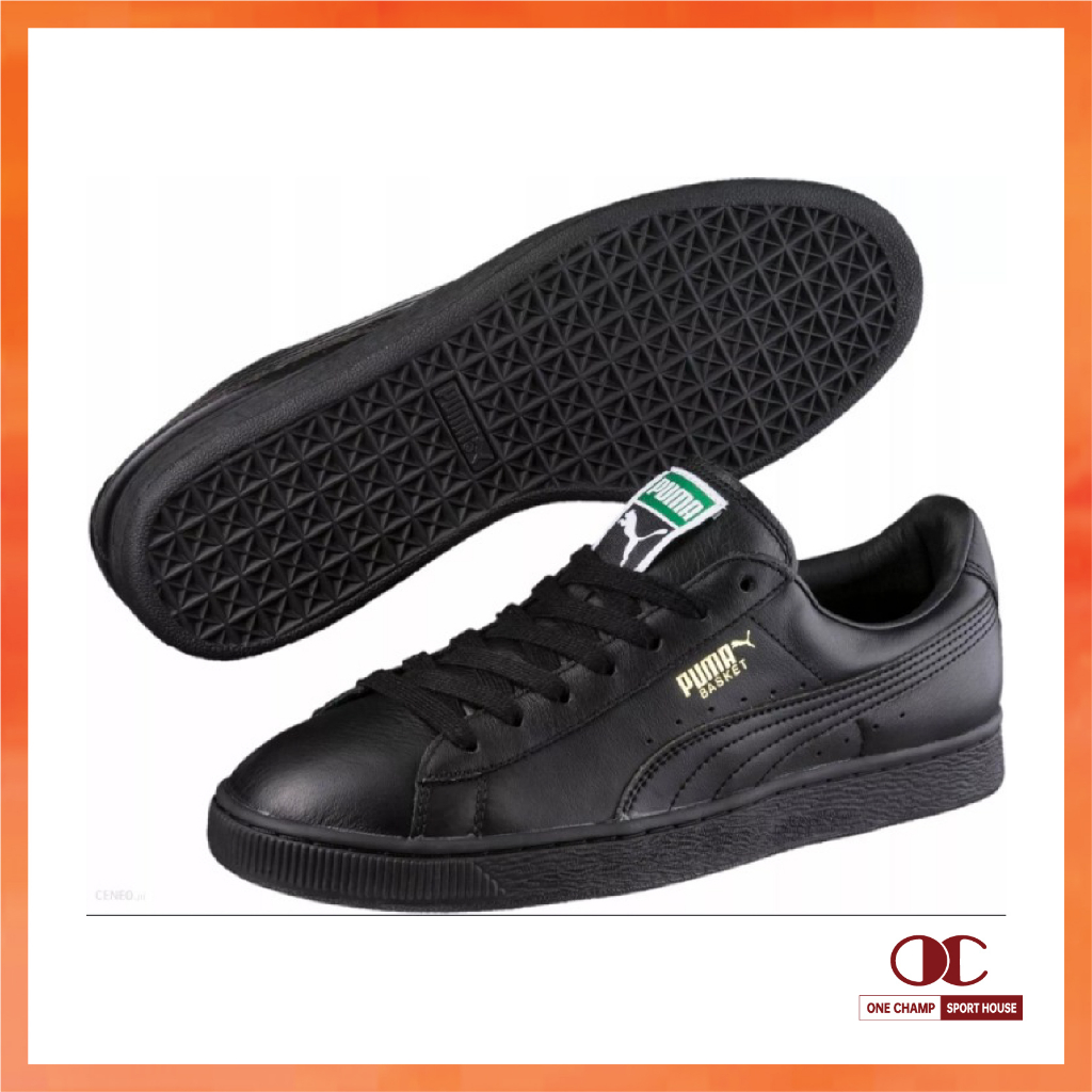 One Champ PUMA Basket Classic Lifestyle Casual Shoes Women Kasut Sekolah Kasut Hitam Kasut Jalan Perempuan - 35436719