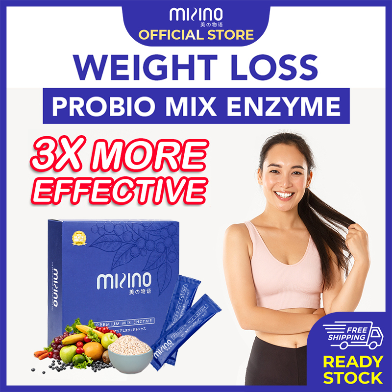 PROMO Mizino Mix Enzyme Slimming Diet Detox Drink Probiotic Supplement Fiber Health Slim Minuman Kuruskan Badan 益生菌排毒瘦身饮