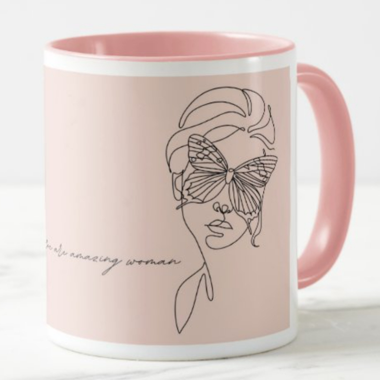 MOTIVATIONAL MUG | WOMEN | PINK MUG | QUOTES | COFFEE MUG | GIFT | OFFICE