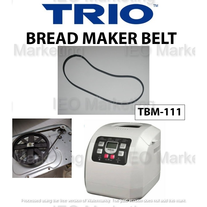 TRIO Bread Maker TBM-111 Replacement Belt