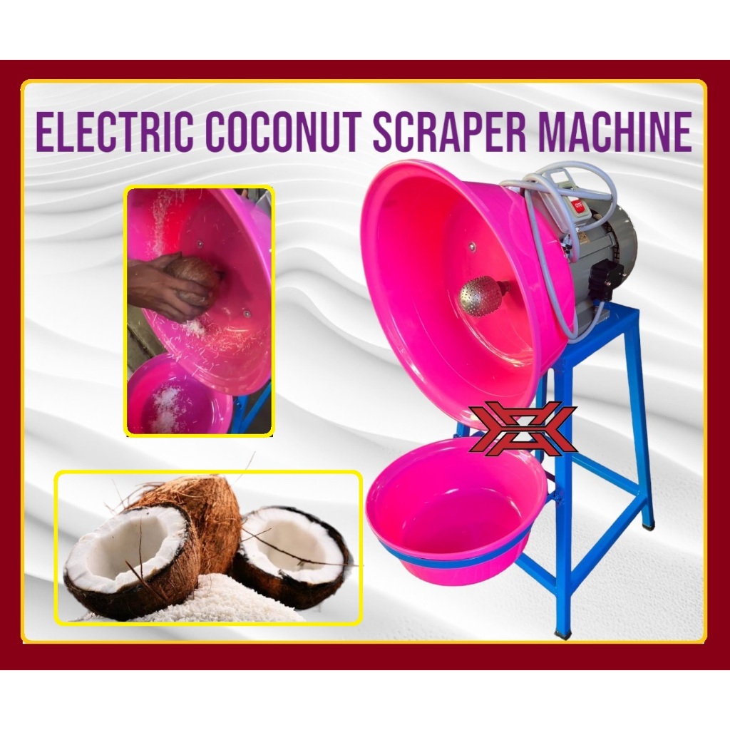 HINCO ELECTRIC COCONUT SCRAPER MACHINE / MESIN PARUT KELAPA