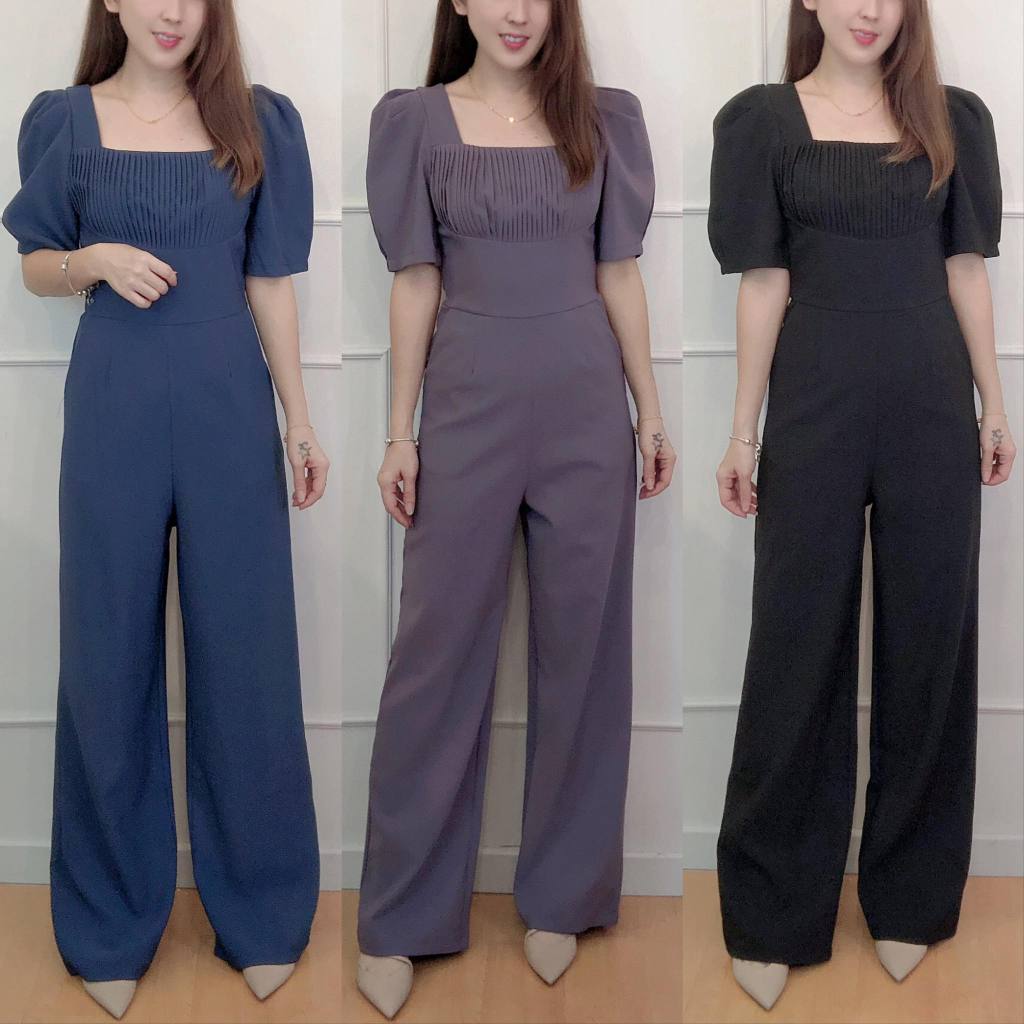 (LABEL EIGHT BRAND) Women's suit straight jumpsuit女士西装连身长裤-LB150847