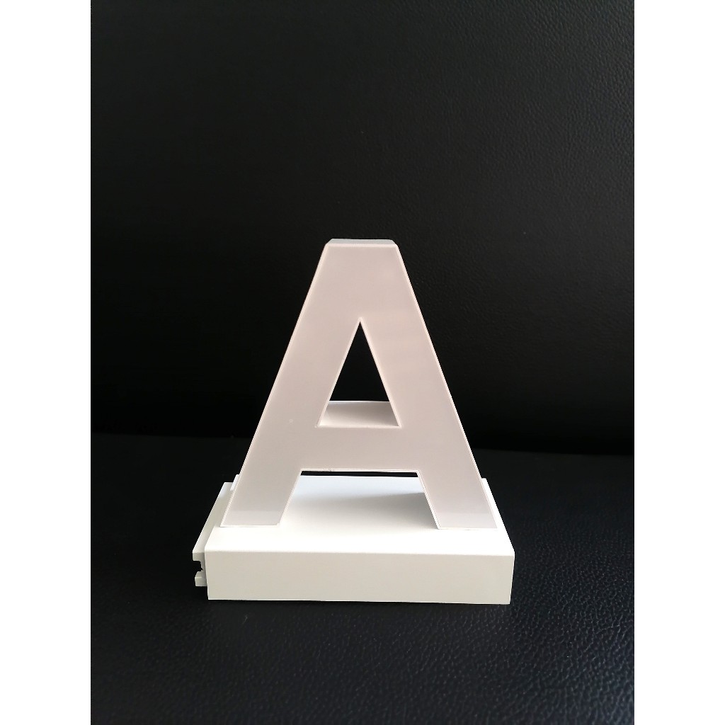 ABC Magnetic 3D LED Alphabet DIY Share Your Heart (H95mm)