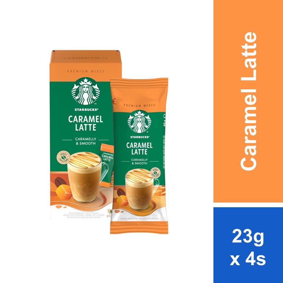 STARBUCKS Caramel Latte (23g x 4's)