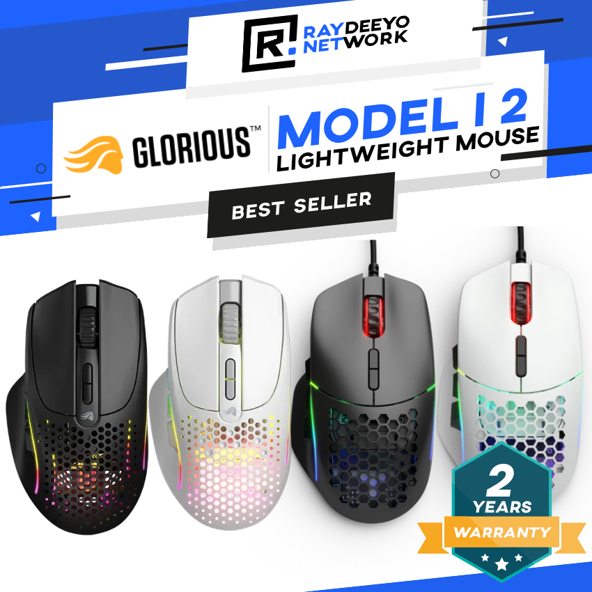 Glorious Model I Wired / Model I 2 Wireless Gaming Mouse [Lightweight/Ergonomic Design]