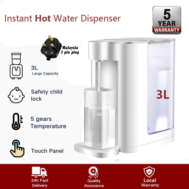 3L Instant Water Dispenser Smart Fast Hot Water Household Healthy Water Table Water Heater with Child Lock System 飲水器