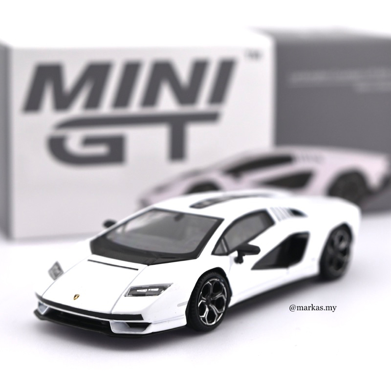 MINI GT 1/64 #567 LAMBORGHINI COUNTACH LPI 800-4 BIANCO SIDERALE