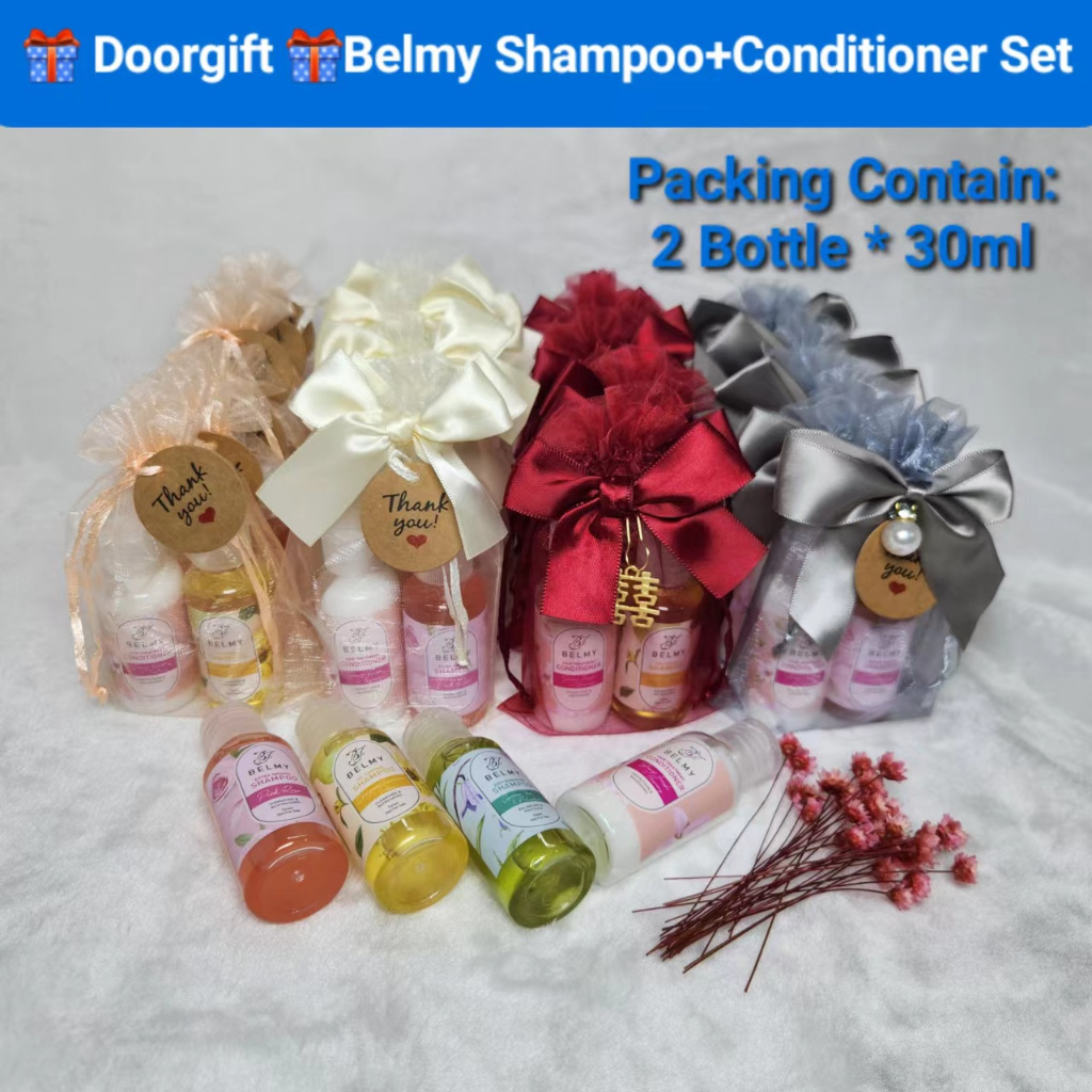 DOORGIFTPremium Cenderahati Buah Tangan Kenduri Hantaran Kahwin Goodies Bajet Wedding Doorgift Kahwin Cantik Shampoo